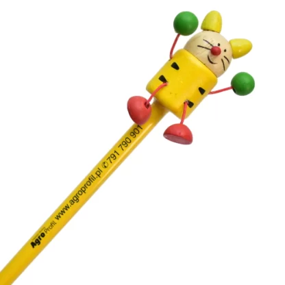 Ołówek Agro Profil - żółty kotek
