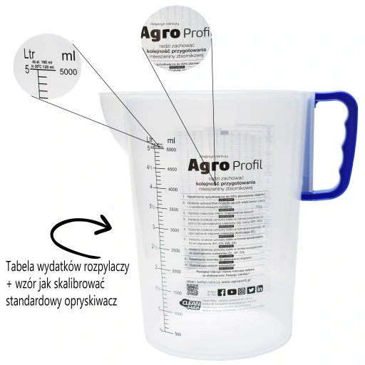 Miarka 5000ml Agro Profil