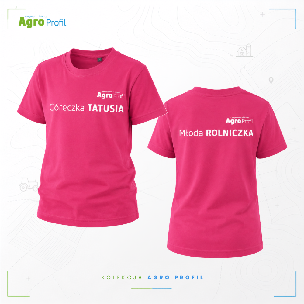 Koszulka dziecięca „Córeczka TATUSIA / Młoda ROLNICZKA" | Agro Profil - obrazek 2