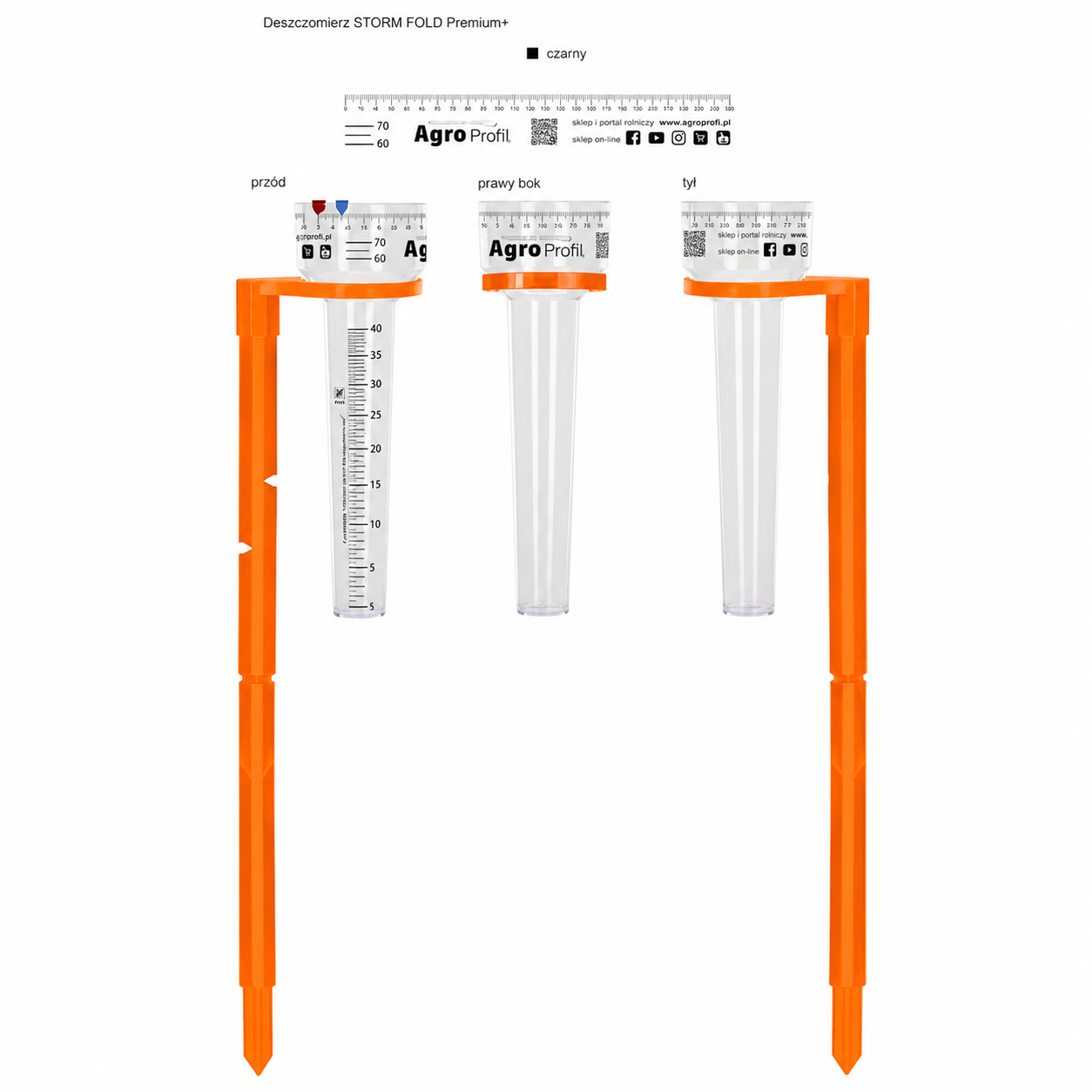 Deszczomierz FOLD – Precyzyjny Pluwiometr do 70 mm/m² - obrazek 6