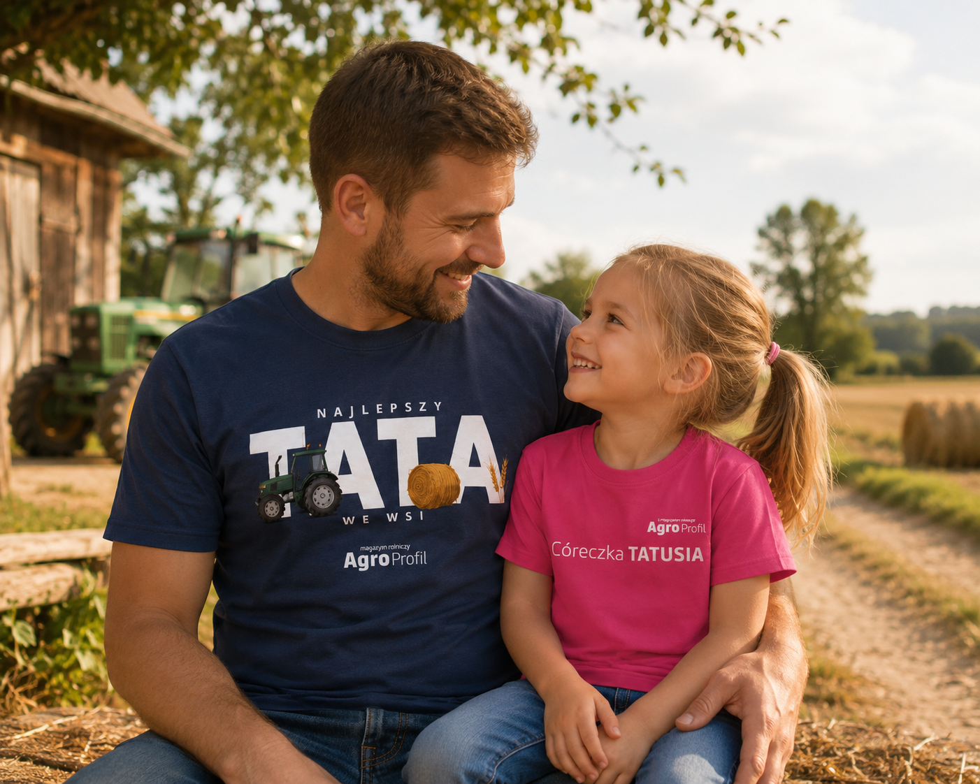Koszulka dziecięca „Córeczka TATUSIA / Młoda ROLNICZKA" | Agro Profil - obrazek 3