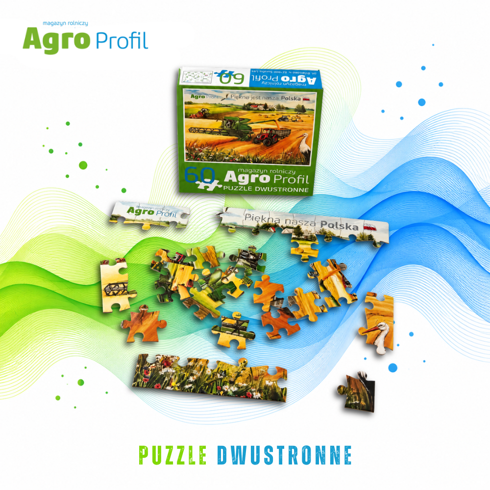 Rolnicze puzzle dwustronne