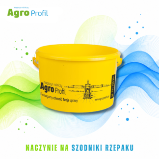 Żółte naczynie na szkodniki rzepaku - wysokość 12 cm!