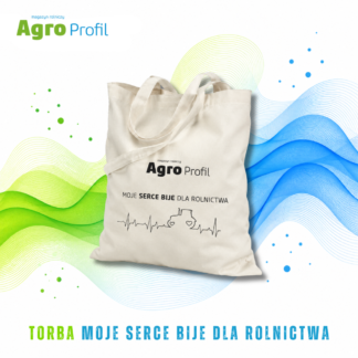 Torba bawełniana moje serce bije dla rolnictwa