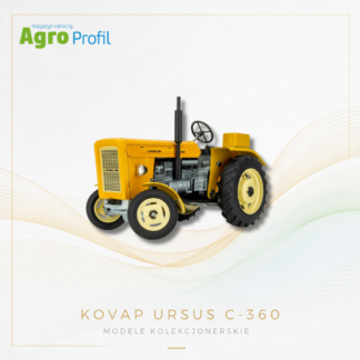 Ursus C-360 Żółty – metalowy model kolekcjonerski z napędem sprężynowym | KOVAP