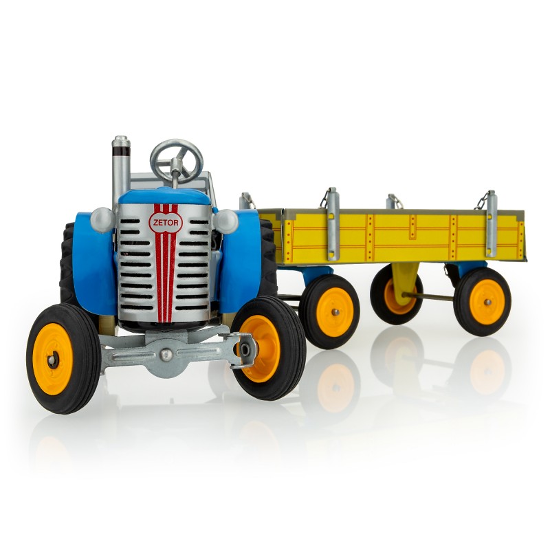 Zetor z Przyczepą – metalowy model kolekcjonerski z napędem sprężynowym | KOVAP - obrazek 4