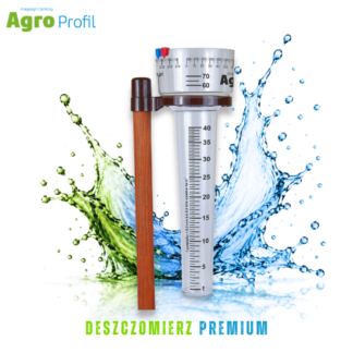 Deszczomierz PREMIUM z sumatorem opadów 70 mm – precyzyjny pomiar opadów dla ogrodu i gospodarstwa