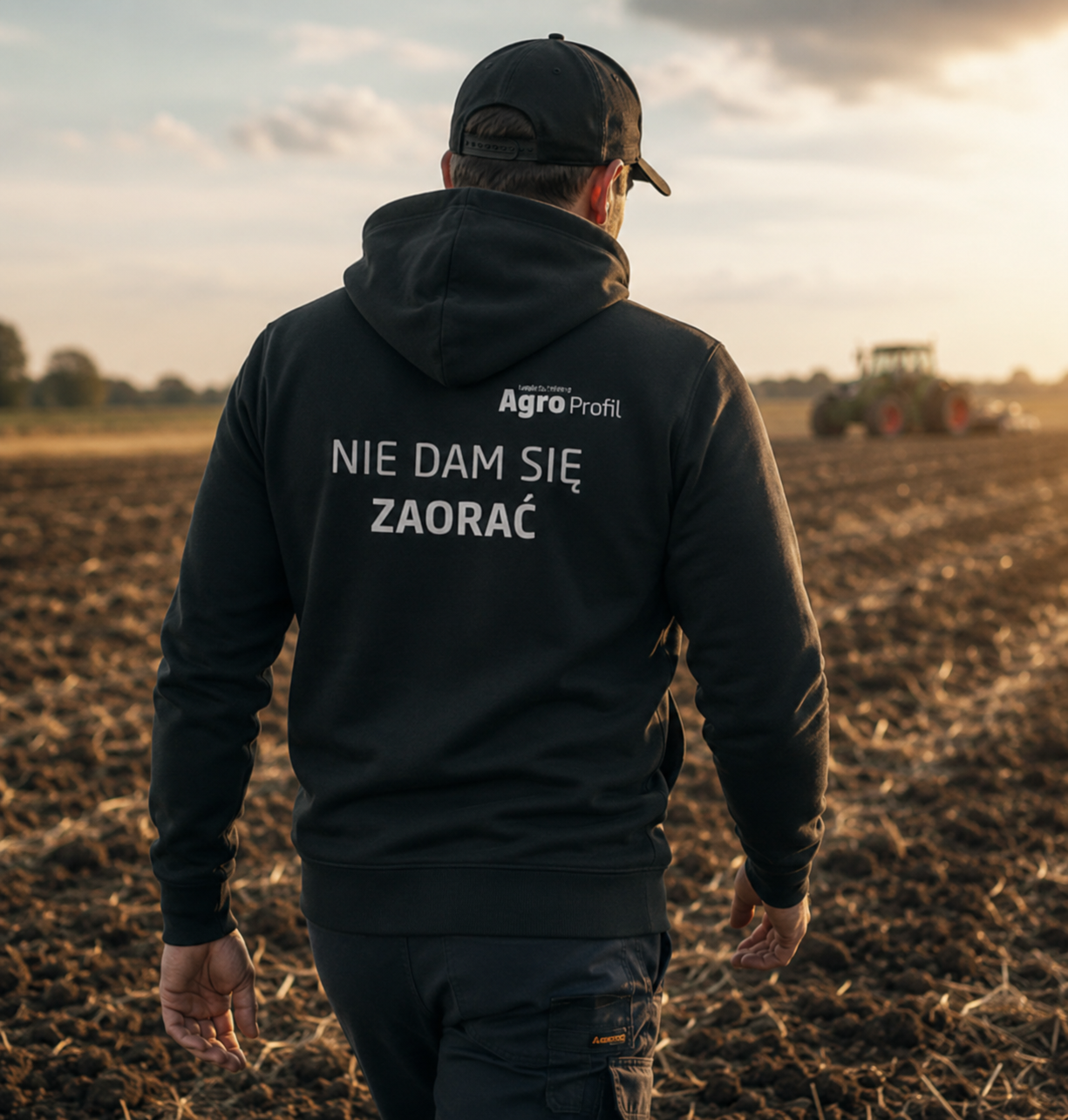 Rozpinana bluza rolnicza „Nie dam się ZAORAĆ” | Agro Profil - obrazek 4
