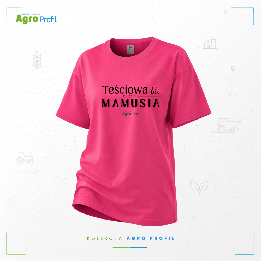 Koszulka rolnicza „Teściowa to też MAMUSIA” | 3 kolory | Agro Profil - obrazek 3