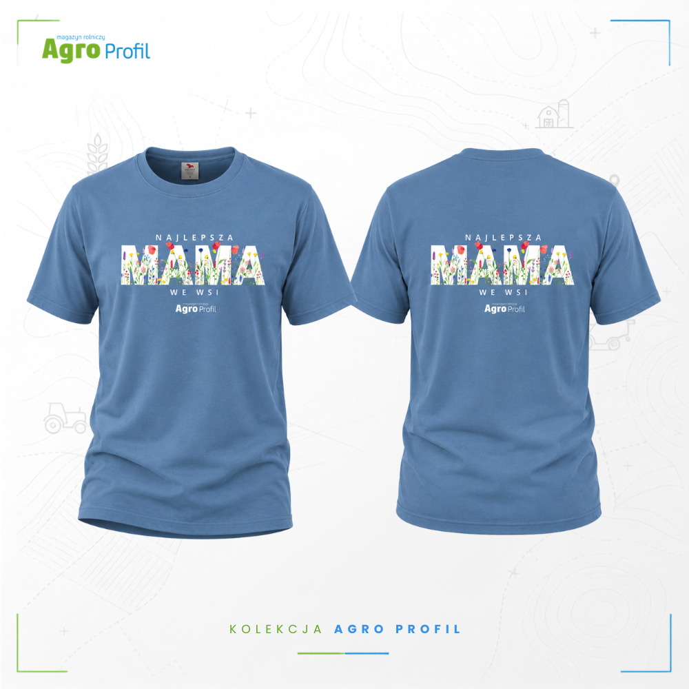 Koszulka rolnicza „Najlepsza MAMA we wsi” | 3 kolory | Agro Profil - obrazek 5
