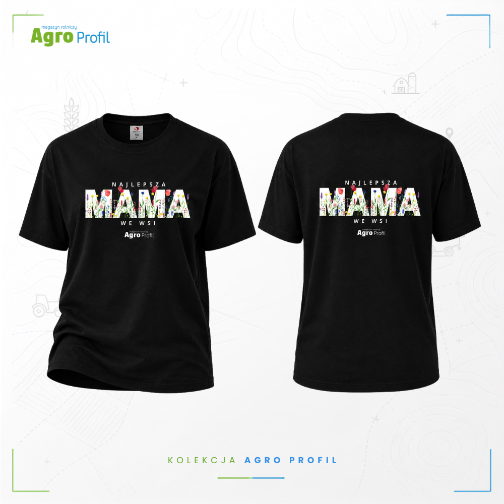 Koszulka rolnicza „Najlepsza MAMA we wsi” | 3 kolory | Agro Profil - obrazek 8