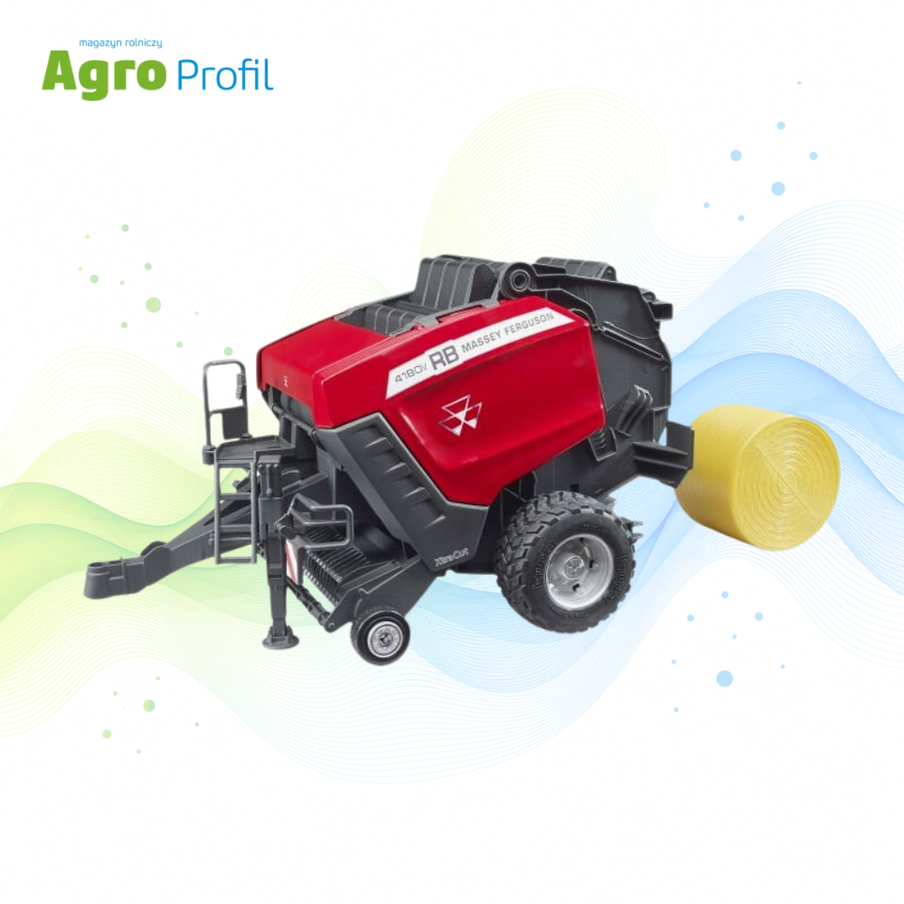 Prasa zwijająca Massey Ferguson RB 4180V | Bruder 2039