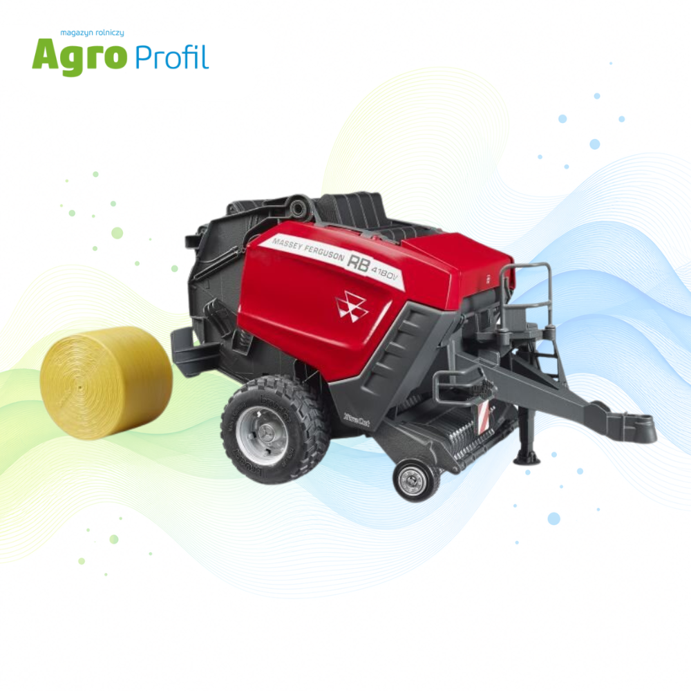 Prasa zwijająca Massey Ferguson RB 4180V | Bruder 2039 - obrazek 2