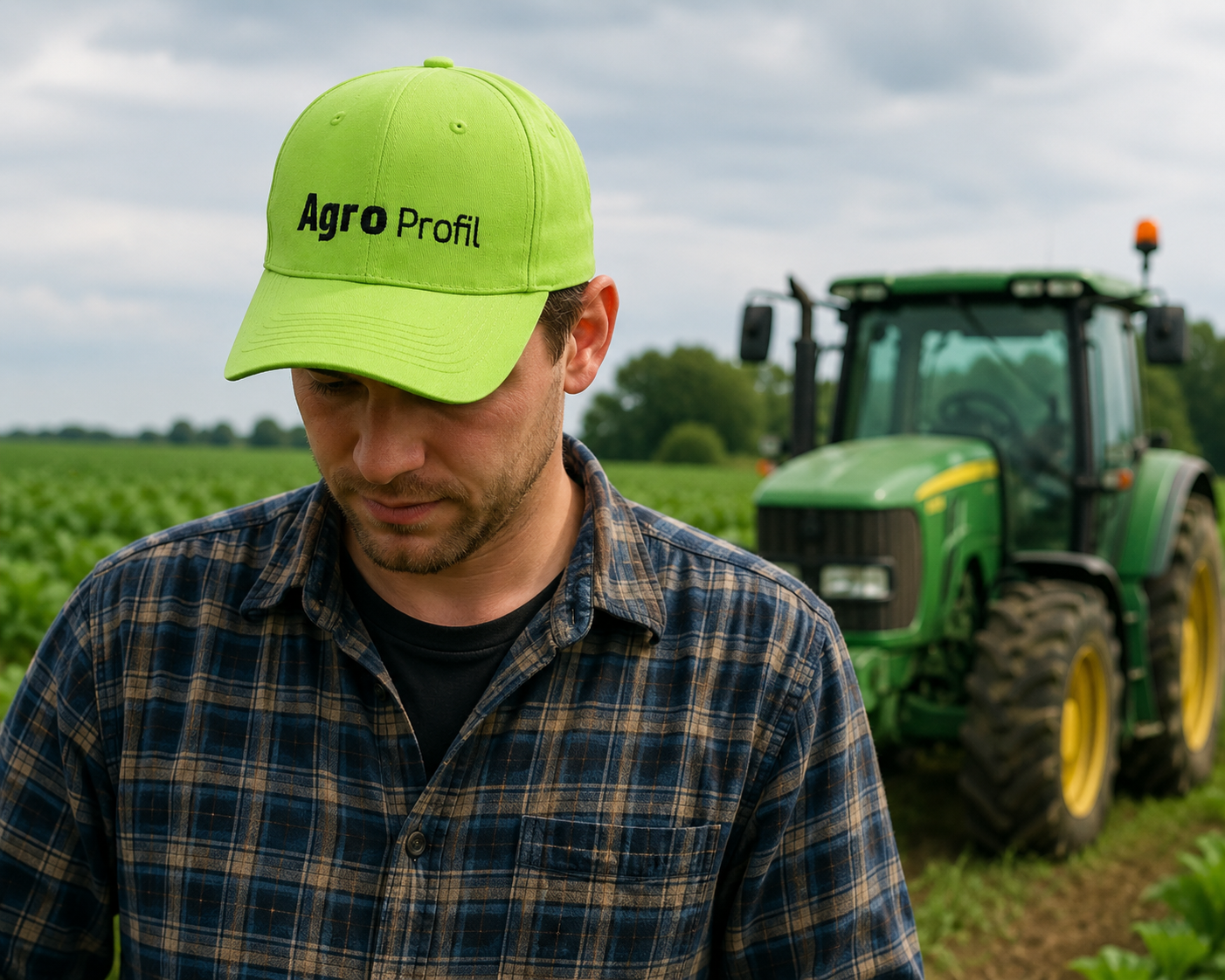 Czapka z daszkiem Agro Profil - zielona - obrazek 3