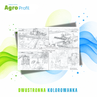 Dwustronna kolorowanka rolnicza Agro Profil