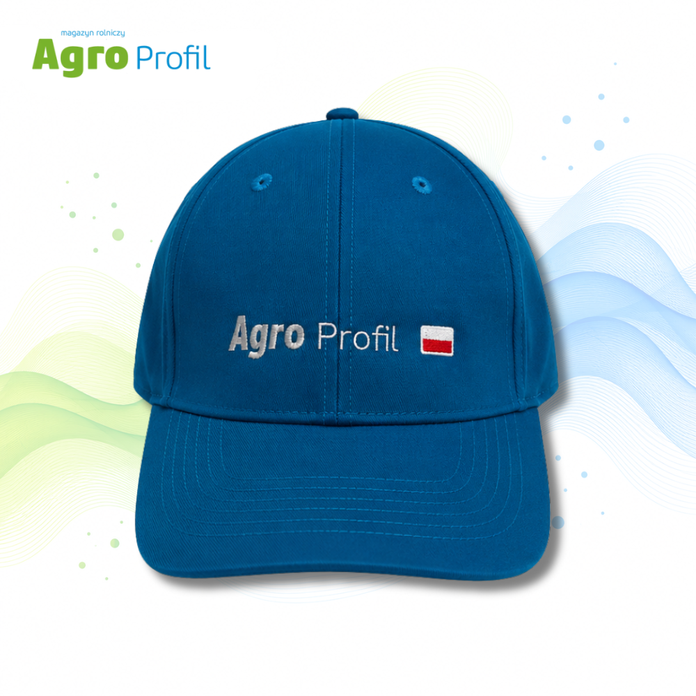 Czapka z daszkiem Agro Profil z flagą - jasnoniebieska - obrazek 2
