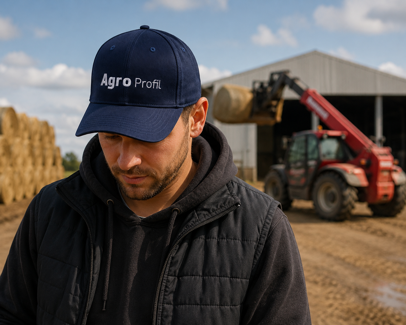 Czapka z daszkiem Agro Profil - granatowa - obrazek 3