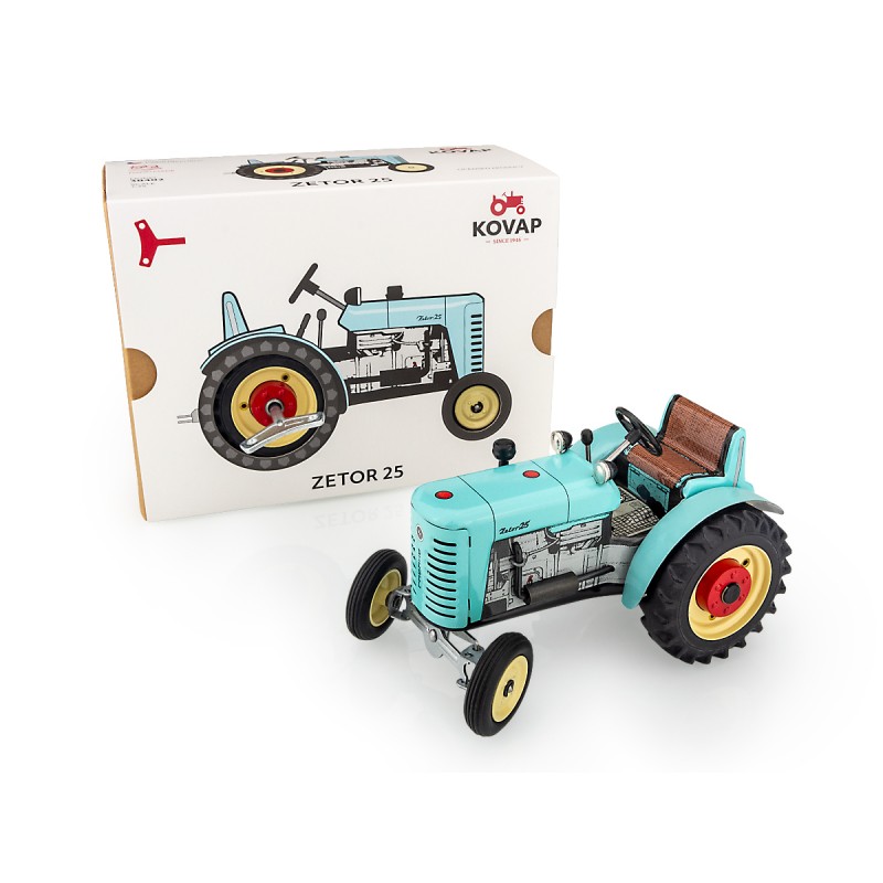Zetor 25 – metalowy model kolekcjonerski z napędem sprężynowym | KOVAP - obrazek 8