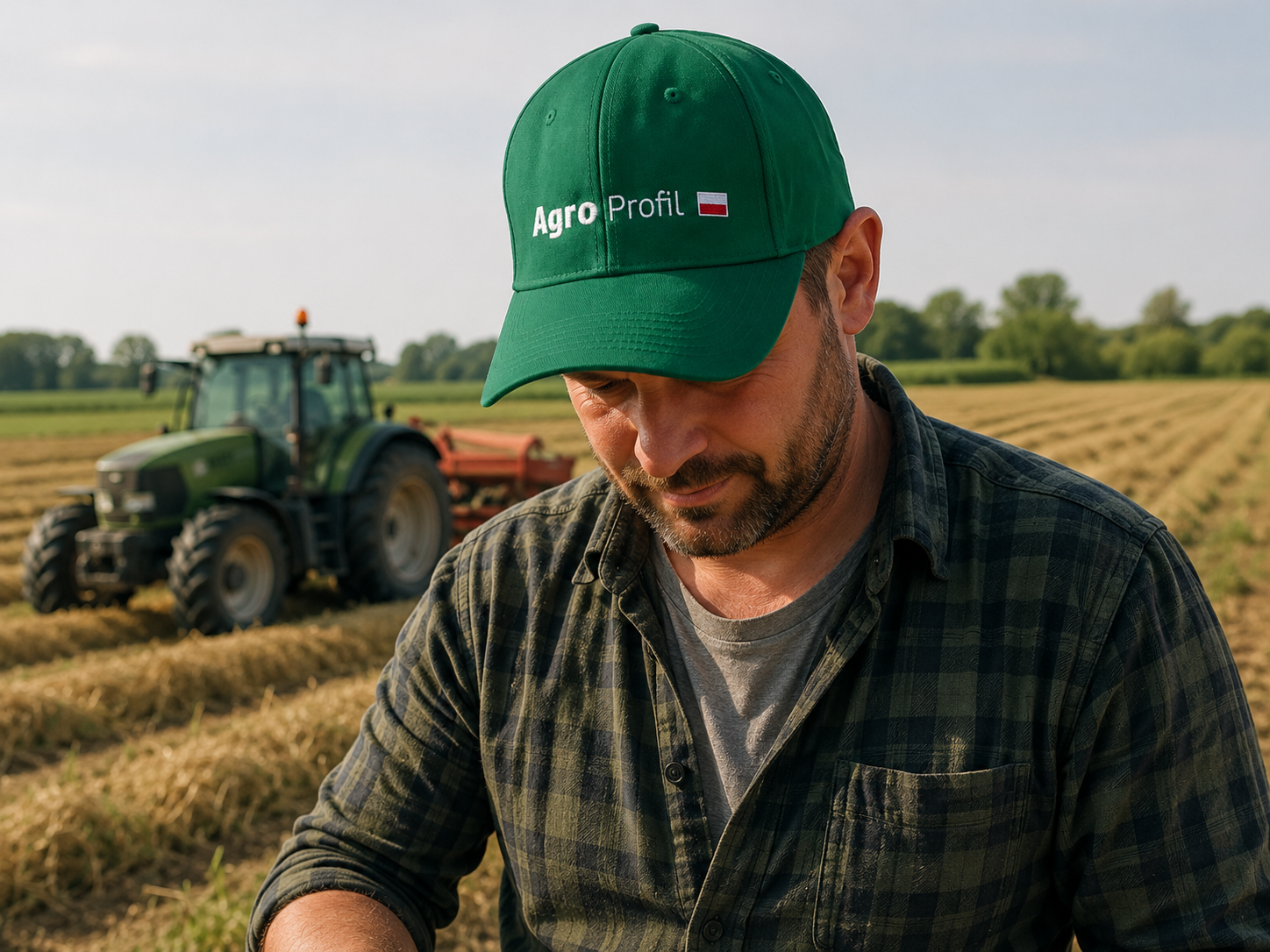 Czapka z daszkiem Agro Profil - ciemnozielona - obrazek 3