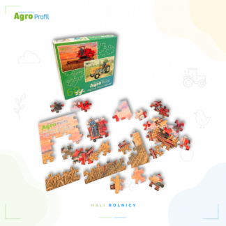 Maszyny rolnicze - puzzle dwustronne