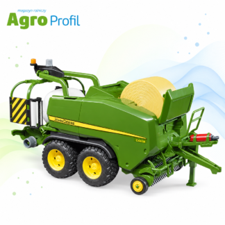 Prasa zwijająca z owijarką John Deere C441R Bruder 02032