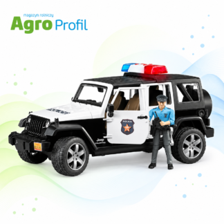 Bruder Radiowóz Jeep Wrangler Rubicon