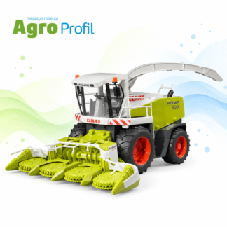 Sieczkarnia do kukurydzy Claas Jaguar 900 Bruder 02131 z rozłożoną przystawką, skala 1:16