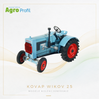 WIKOV 25 KOVAP, metalowy traktor WIKOV 25, traktor KOVAP WIKOV 25, traktor WIKOV 25 na kluczyk, metalowy traktor KOVAP, model traktora WIKOV 25, traktor WIKOV 25 KOVAP 1:25, kolekcjonerski traktor KOVAP, model ciągnika WIKOV 25